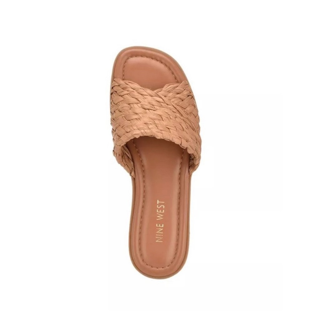 Nine West Women's Havah Slip-On Casual Flat Slide Sandals
